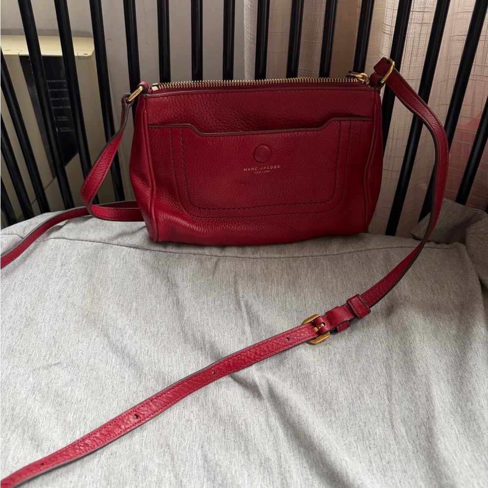 Marc Jacobs Cherry Red Crossbody Bag